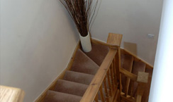 Stairs leading to loft conversion